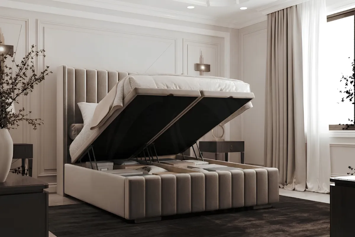 Darcey Winged Ottoman Beds